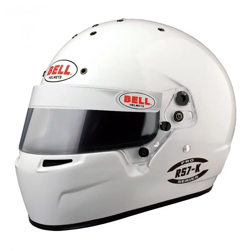 Casco karting Bell RS7-K blanco talla XL(61-61 +) FIA 8878-2024/K2020