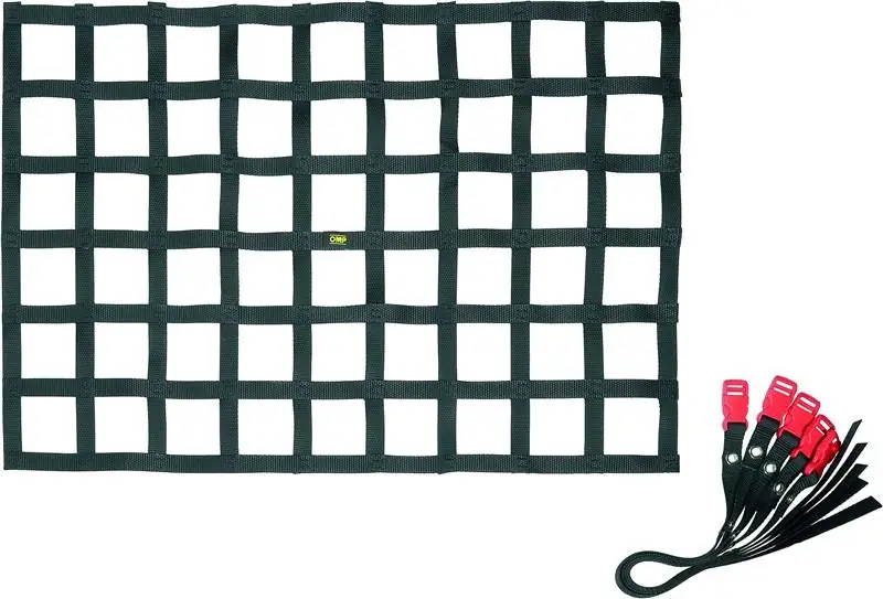 Red Ventanilla OMP de Nylon 60CMX60CM negro