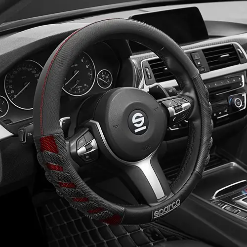 Abc Funda de volante S101 INTL ROJO