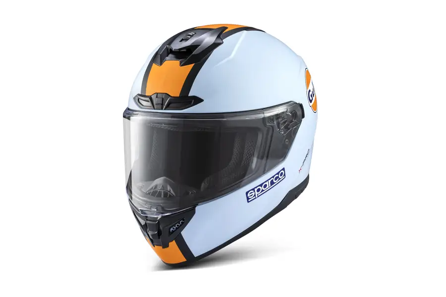 Casco rally Sparco X-PRO ECE06 talla XL Gulf