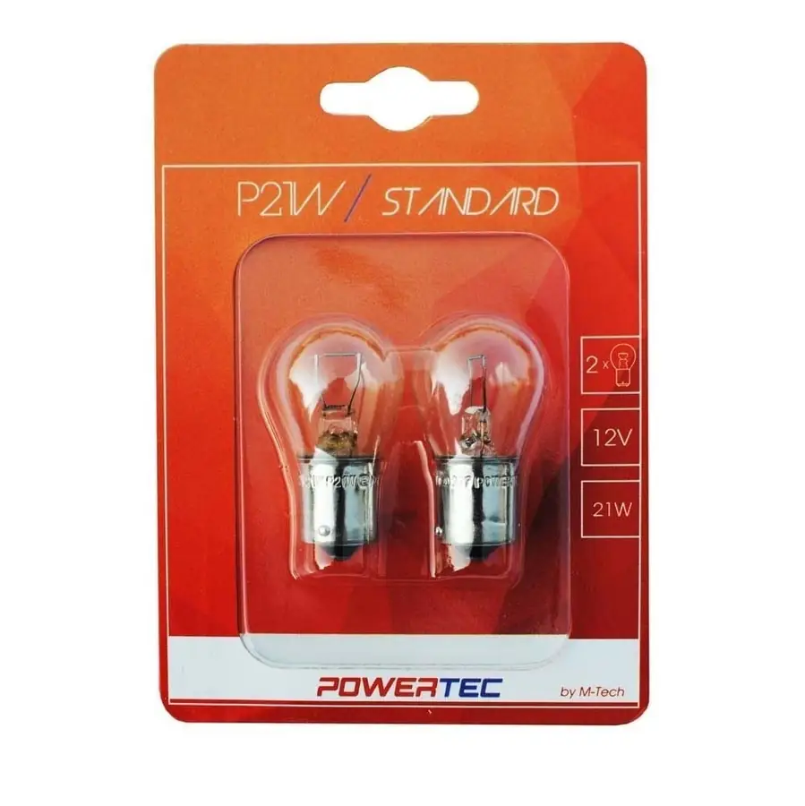 M-Tech Powertec Standard Ba15S P21W 12V Blister