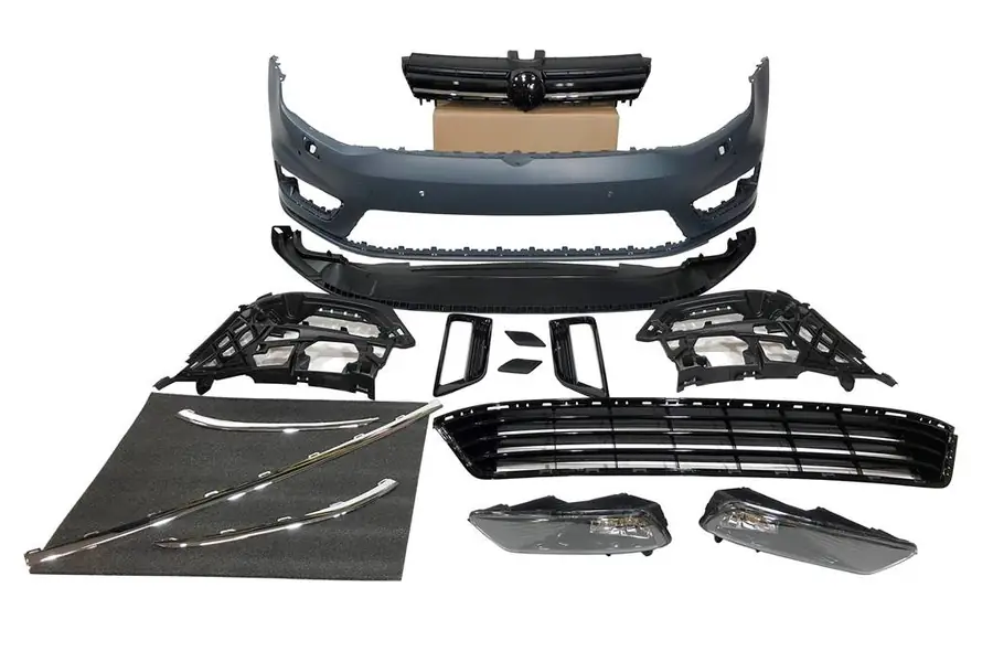 Paragolpes delantero Volkswagen Golf 7 3 / 5P Look RLine - Plástico ABS