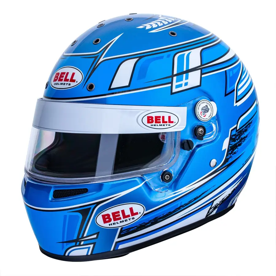 Casco karting Bell KC7-CMR Champion azul talla 58 CMR2016