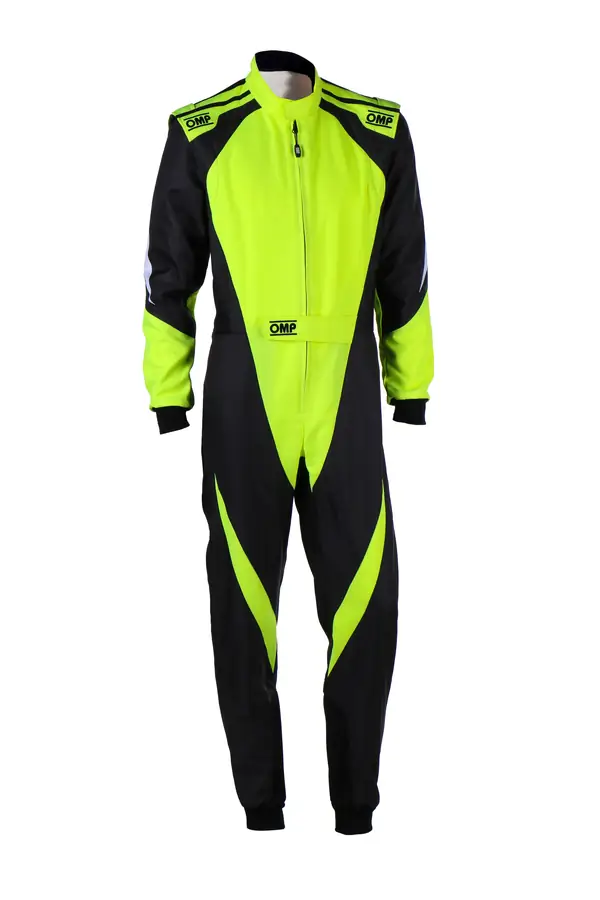 Mono karting OMP karting KS-3X FIA 8877-2022 (Adulto) negro/amarillo flúor talla 52
