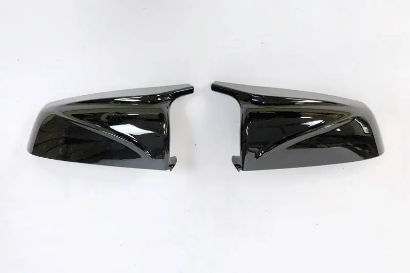 Cubre espejos BMW E60 LCI 2007-2009 Look M4 Negro Brillante - Plástico ABS