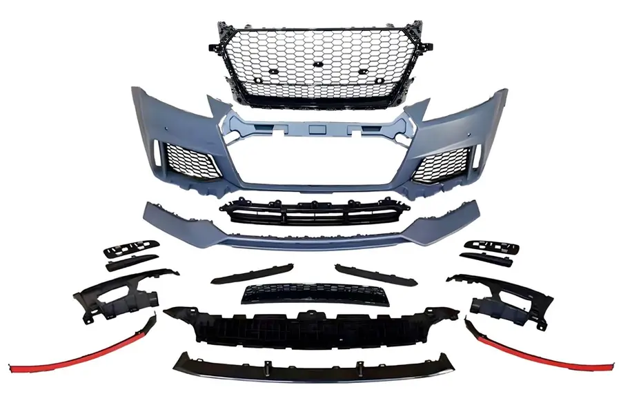 Paragolpes delantero Audi TT 8S 2015- look TTRS II - Plástico ABS