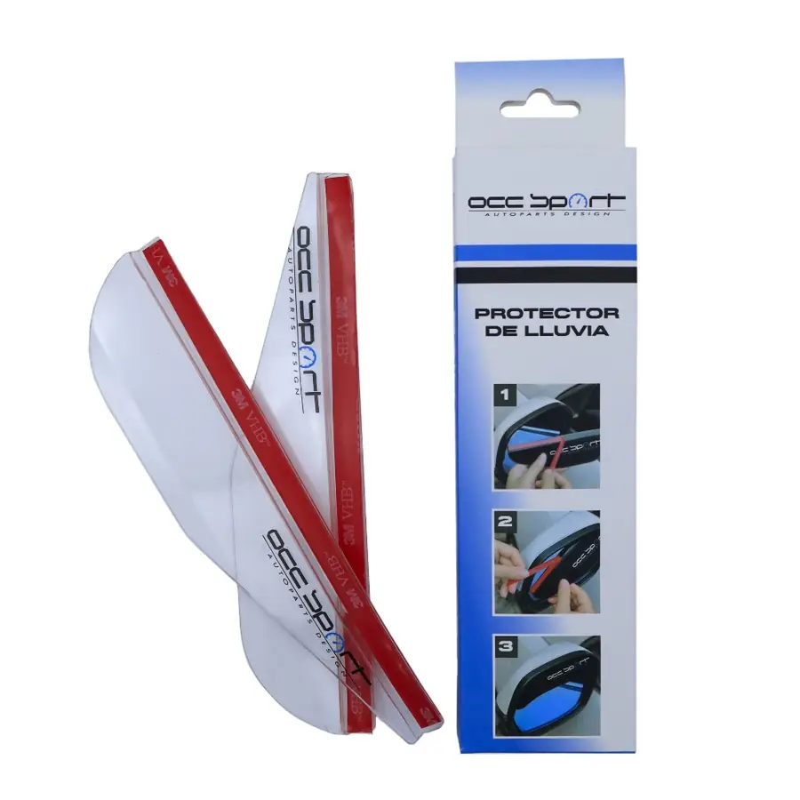 Occ Sport Protector De Lluvia Para Espejo Retrovisor Lateral Traslúcido