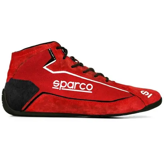 Botines racing Sparco SLALOM+2020 talla 42 rojo