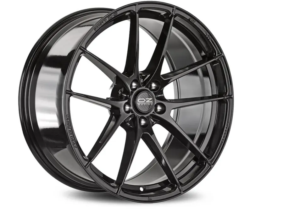 Llanta Leggera HLT OZ Racing Gloss Black 8x17 5x114.3 ET45