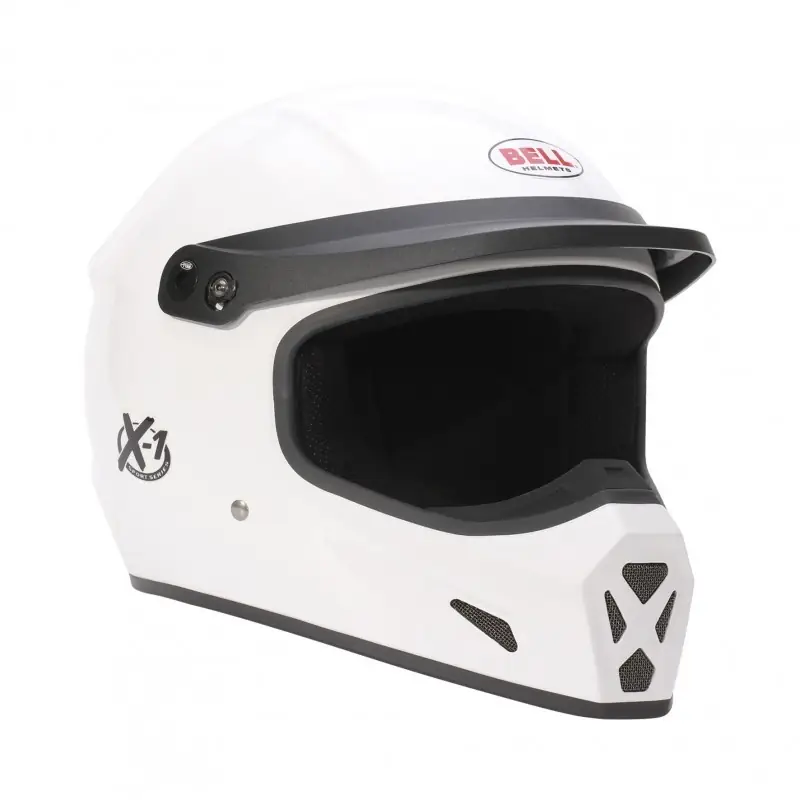 Casco rally Bell X-1 blanco (HANS) talla M(58-59) FIA 8859-2024