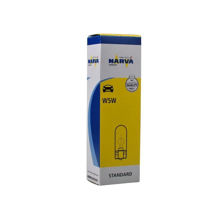 M-Tech Narva W5W W2,1X9,5D 5W 12V | 10 Uds