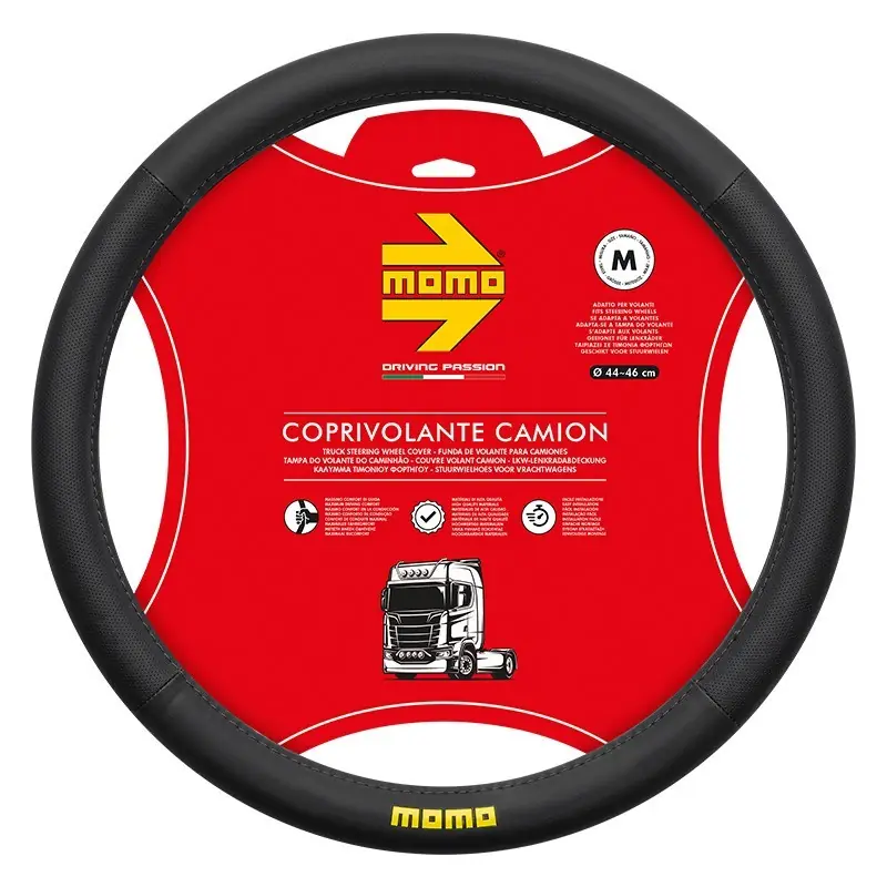 Funda De Volante MOMO Truck Easy Black-Black 44-46 cm