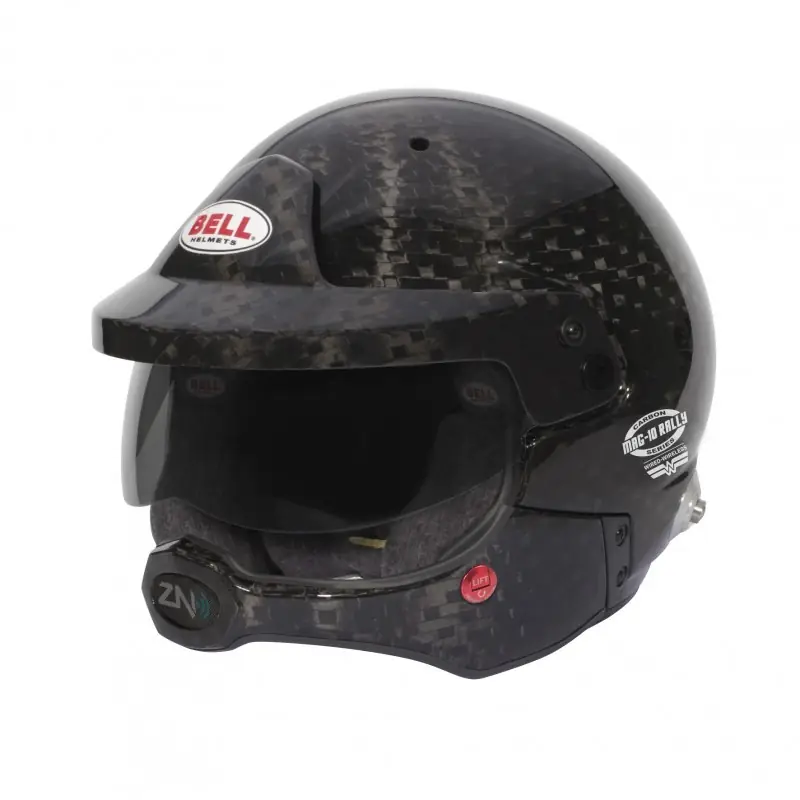 Casco rally Bell MAG-10 Ww Carbon (HANS) interior blanco talla 58 FIA 8859-2024/SA2020