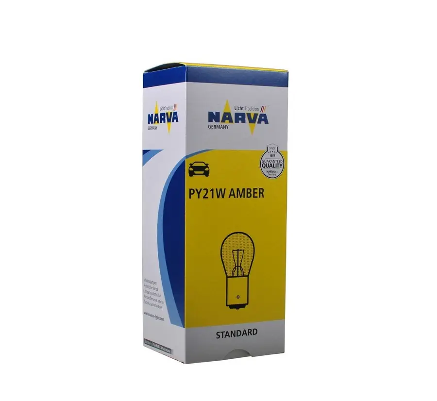 M-Tech Narva Py21W Amber Bau15S 21W 12V