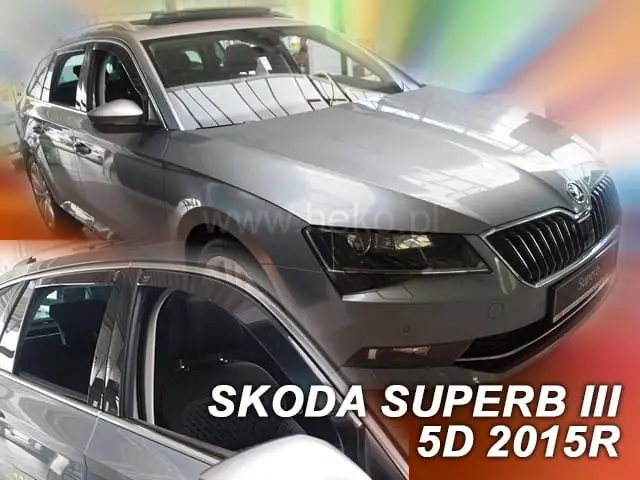 Deflectores de ventanilla Heko 28347 para Skoda Heko Superb Iii 5D Kombi 2015-2024