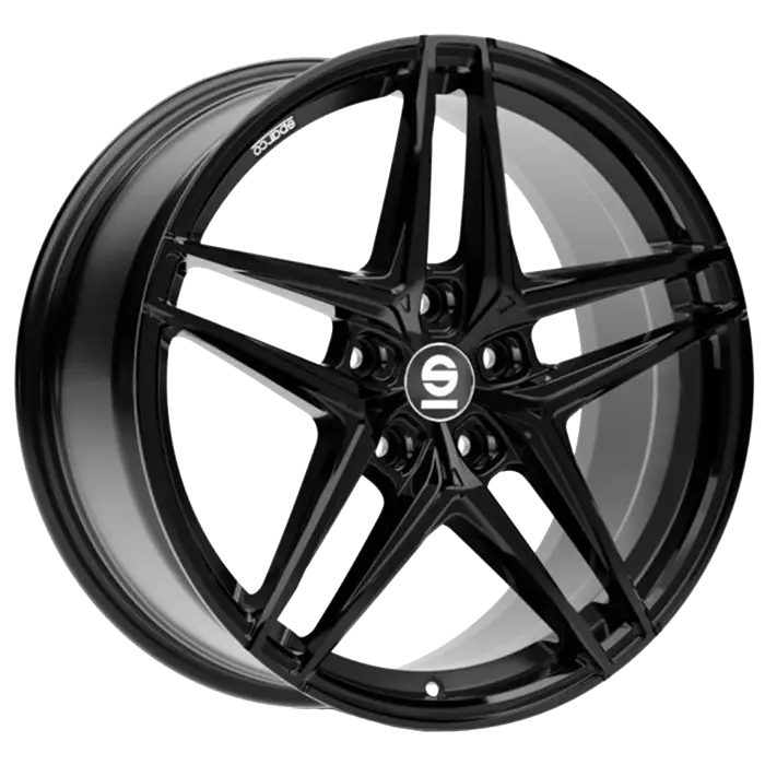 Llanta Sparco Record Negro Brillante 8x18 5x108 ET50