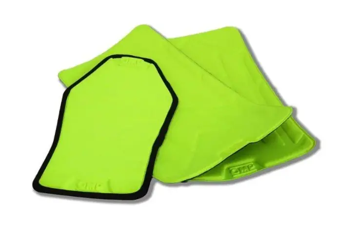 Acolchado OMP para Costillar KS-1 Pro Acolchado negro/amarillo flúor talla M-ANCHO