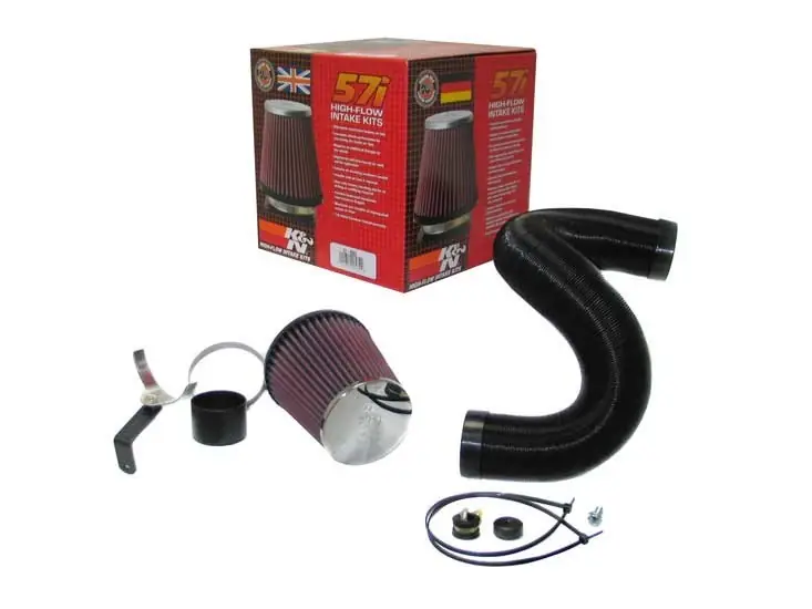 Kit de admisión directa K&N 57-0562 para Fiat Grande Punto (199-) 1.4 (199Axb11, 199Axb1A, 199Bxb1A, 199Axl1A) 57Kw 77Hp 06.2005 - 12.2015