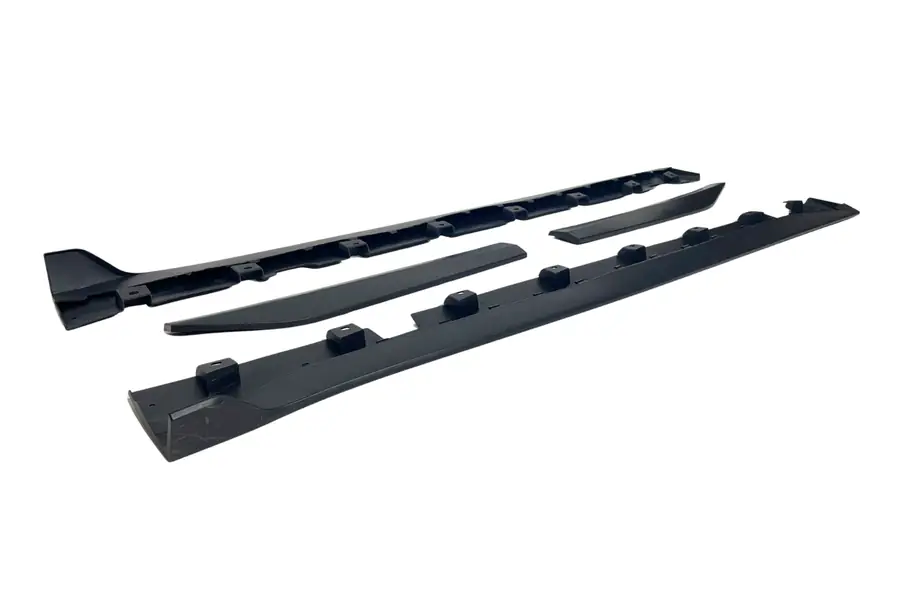 Taloneras Ford Mustang 2015-2020 Look GT500 II Negro Mate - Plástico ABS