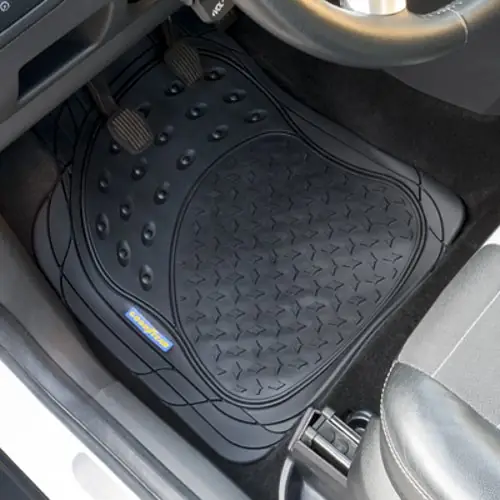 Abc Alfombra Goma Negra 3 Piezas Goodyear Cs4