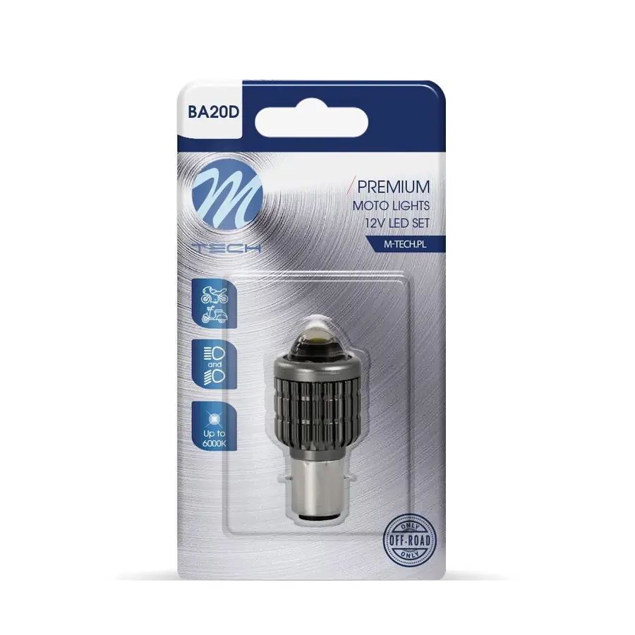 M-Tech Blister 1X LED Ba20D 3570 Smd Blanco