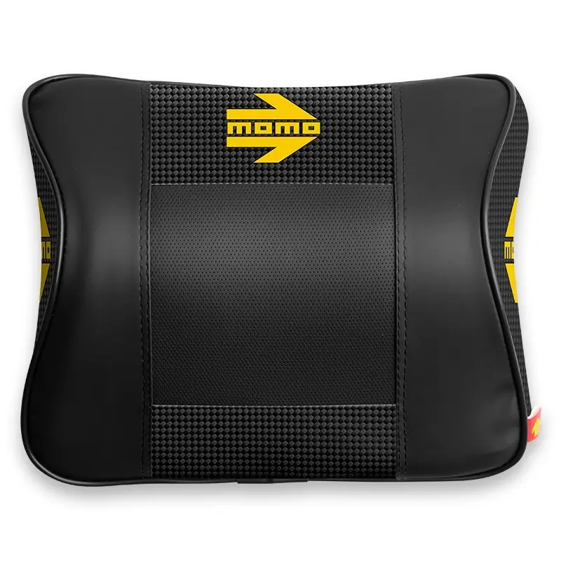 MOMO Soporte Cuello Coche Comodidad Carb-Negro