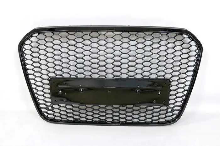Parrilla Audi A6 2011-2015 C7 Look RS6 Black - Plástico ABS