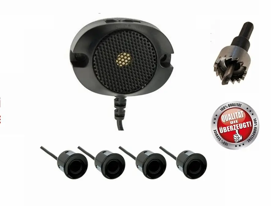 M-Tech Sensores De Aparcamiento Cp7 Zumbador- Negro