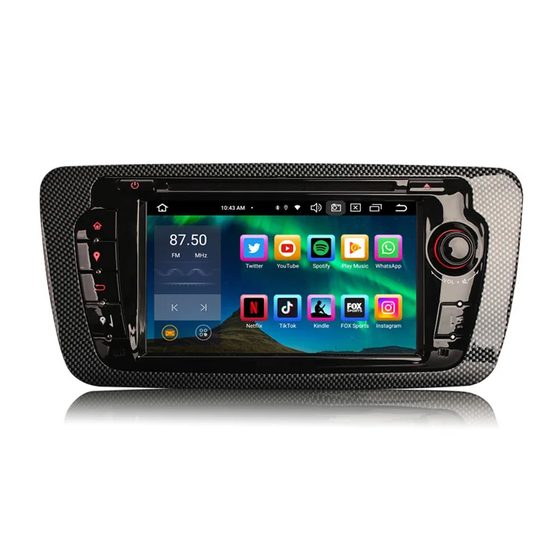 Erisin ES8522S 7" android 14.0 Car Stereo DVD GPS For SEAT IBIZA DSP CarPlay & Auto Radio TPMS DAB+ 4G SIM IPS BT5.0