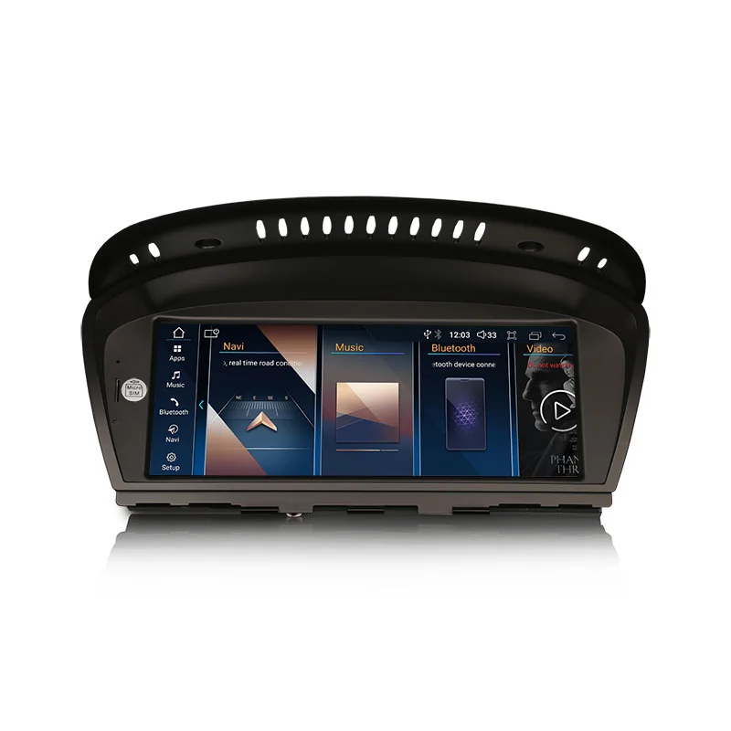 Erisin ES3360C IMAX IPS Android 14 Car Stereo for BMW CCC E90 E91 E92 E93 E60 E61 E63 E64 GPS Satnav BT5.0 CarPlay AUTO WiFi DSP