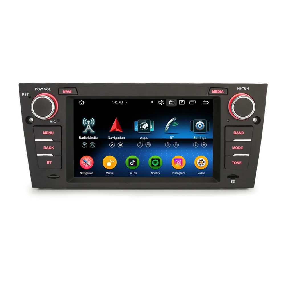 Erisin ES5567B Android 16.0 Car Stereo For BMW 3 Series E90 ES91 E92 E93 M3 E90 E92 E93 CarPlay Auto 4G WiFi DSP GPS System IPS Screen