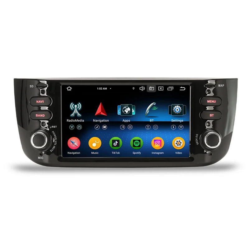 Erisin ES6561P Android 16.0 Car Multimedia CarPlay Auto GPS For Fait Grande Punto 2012-2016 Linea 2012-2016 Radio Stereo 4G WFi IPS