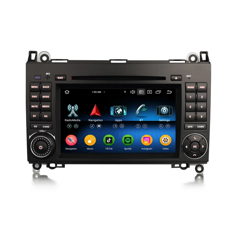 Erisin ES6572B Android 16.0 Car Stereo DVD For Mercedes-Benz A/B Class Sprinter Viano Vito GPS Navi CarPlay Auto Radio DSP 4G LTE BT5.0