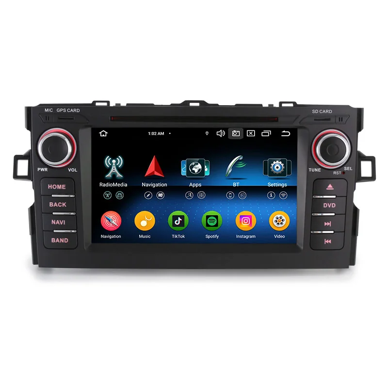 Erisin ES6517A 7" Android 16 Car Stereo for Player Split Screen TV USB for AURIS (2007-2012) GPS Navi Wireless Carplay Auto
