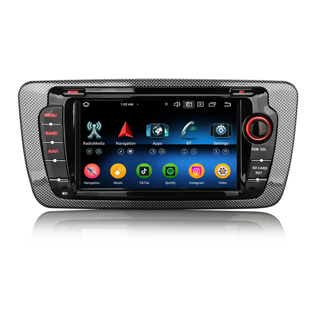 Erisin ES5522S Android 16.0 Car Stereo GPS Navigation For SEAT IBIZA Multimedia CarPlay Auto Radio DSP WiFi 4G LTE BT5.0 HD IPS-Screen