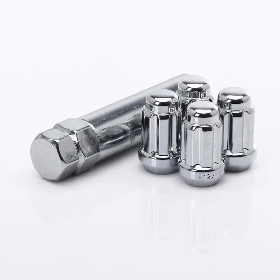 Anti-theft Lug Nuts JR ATN1 - 12x1.25 Chrome