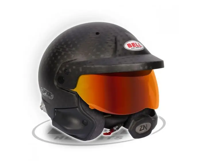 Pantalla Solar Ajustable M10 - rojo Espejo AS/AS Casco Bell