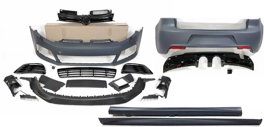 Kit de carrocería Volkswagen Golf 6 R20 ABS - Plástico ABS