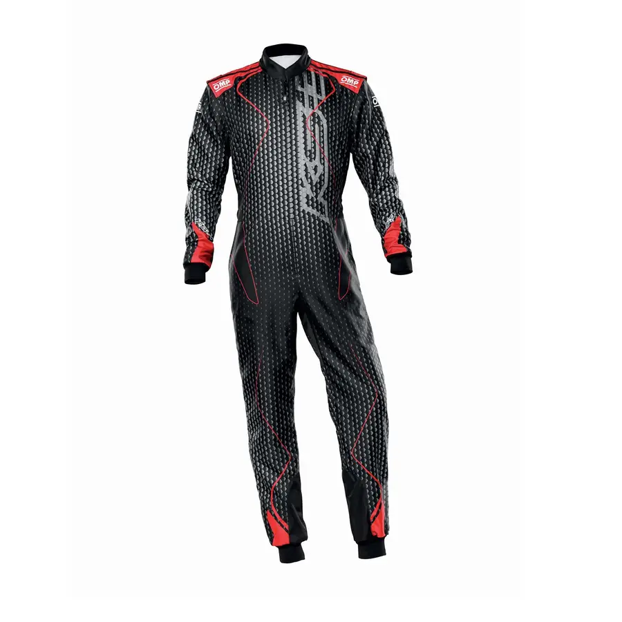 Mono karting OMP KS-3R Art Kart negro/rojo talla 58