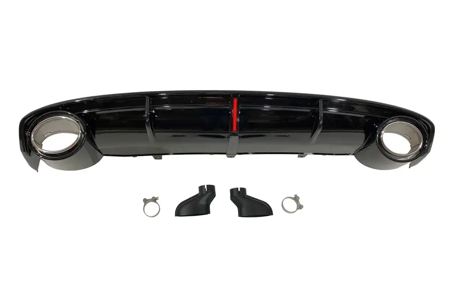 Difusor trasero Audi A7 2011-2014 Look RS7 para SLine / S7 - Plástico ABS