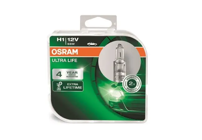 M-Tech Halogen Osram Ultra Life H1 12V 55W Duo