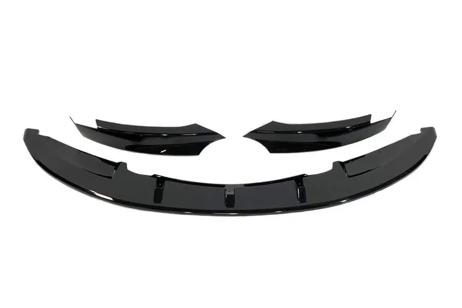 Spoiler delantero BMW E82 / E88 Look M PERFORMANCE Brillante Negro - Plástico ABS