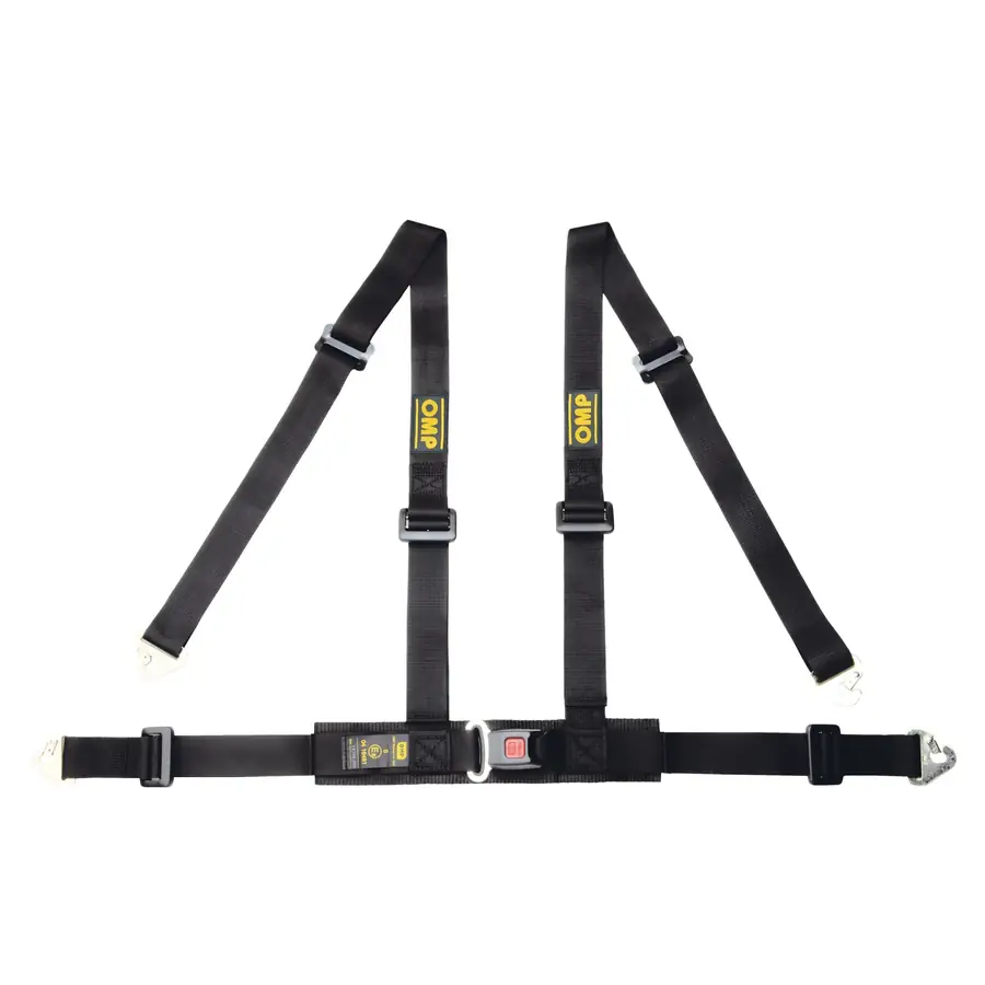 Arnes OMP Road 4 Puntos 2” Sujeccion Mosqueton Negro