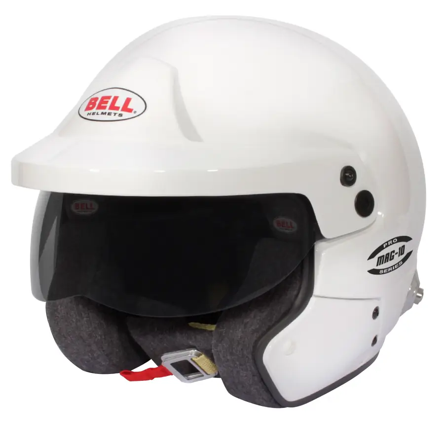 Casco circuito Bell MAG-10 blanco (HANS) talla 58 FIA 8859/SA2020