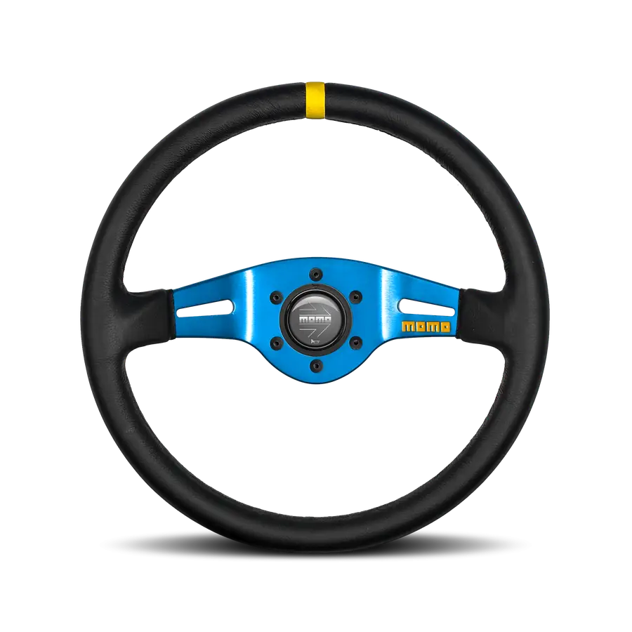 Volante racing MOMO Deportivo MOD.03 350 negro azul