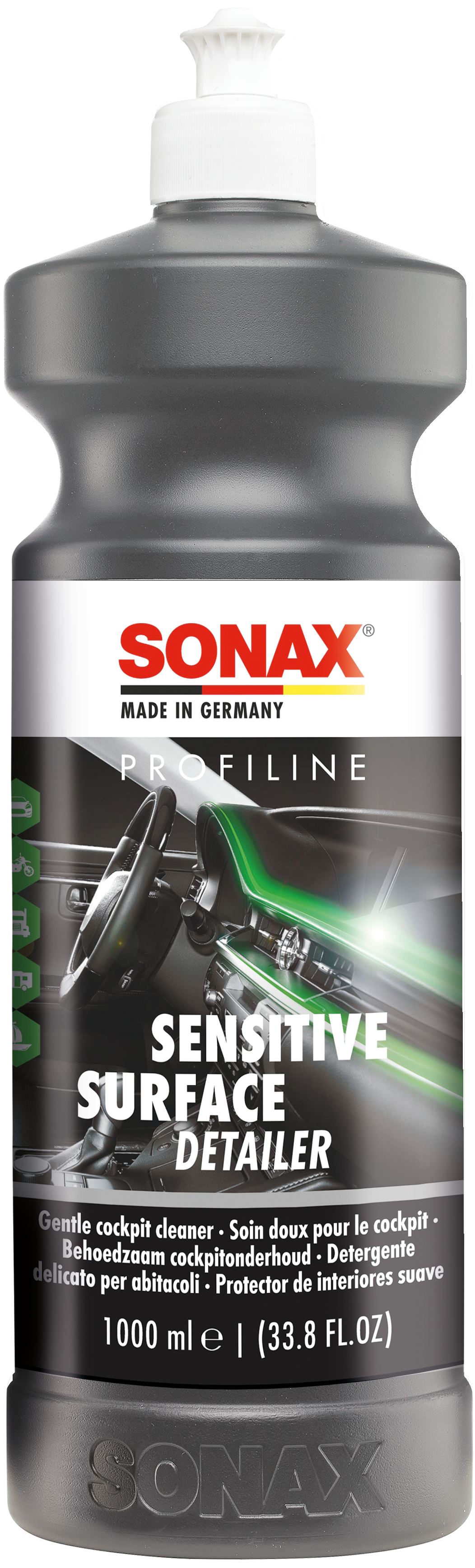 SONAX Limpia Y Protege Plasticos Del Interior Del Automovil