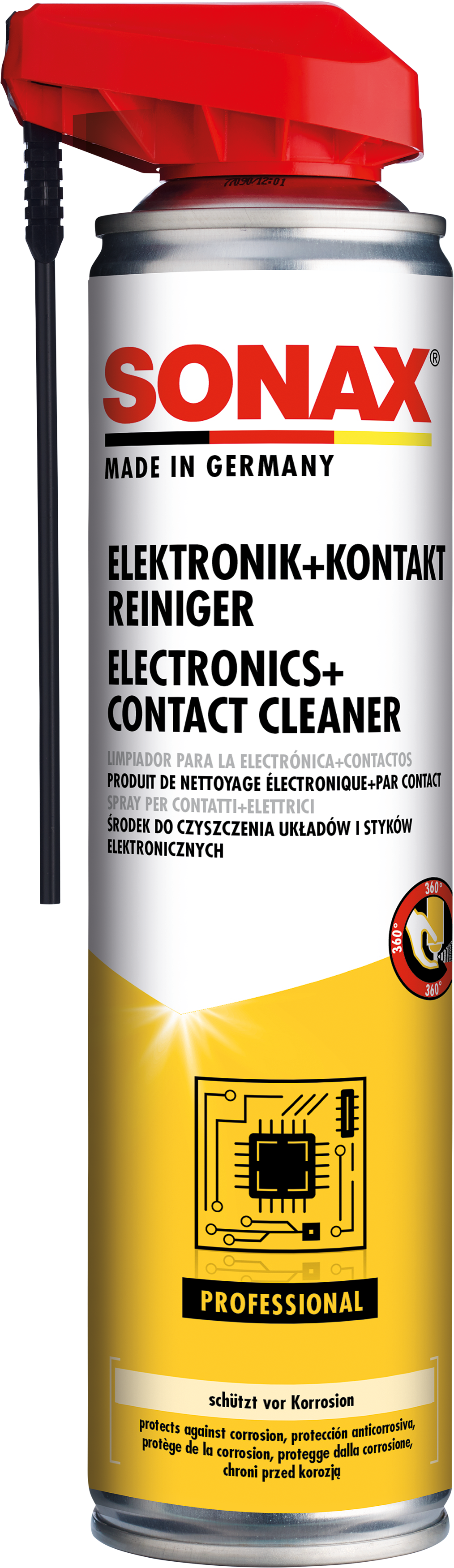 SONAX Limpiador De Contactos Electronicos Evaporacion Rapida Y Alta Eficacia